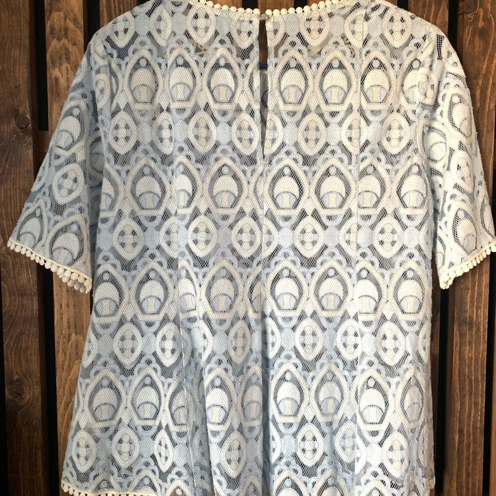 Anthropologie HD Lace Signa Pleasant Top. Sz 4 - Picture 4 of 10